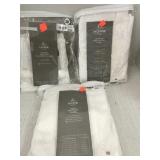 Mixed Assortment Cool White. Curtain Panels &