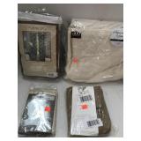 Mixed Lot, Pillow Cases.  Sheer Panel Drapes