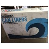 Boardwalk Can Liners, Clear 38x58 in. 55-60gal.