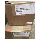 2 Cases. 9x12 .001 Poly Bags. 1,000/ case.
