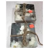 2 - 4pc THIRSTY STONE Coaster Set