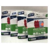 4 pkgs Space Saving Storage Bags.  20.5x17in. 2