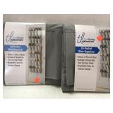 2 - 24 Pocket Shoe Organizers.  19x64in