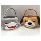 2 Plush (Easter) Baskets / Buckets
