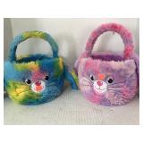 2 Plush (Easter) Baskets / Buckets