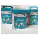 3 Boxes  Foam Activity Kits
