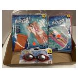 2 ct. Pool Floaties & Goggles