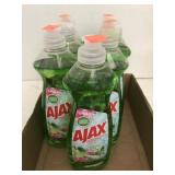 Lot of 7 - 12.6oz bottles of AJAX Dish Detergent.
