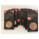 Lot of 7 IMAN Pressed Powder in Earth Medium.