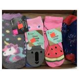 Girls Fashion Socks.  6 pairs.
