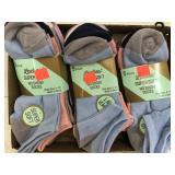 3 pkgs. Ladies Socks. No Show. 5pr/ pkg.