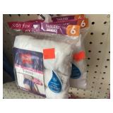 3 pkgs. HANES. Ladies Briefs. Size 6. 3 pr/ pkg.
