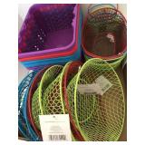 Lot of Baskets.  Wire & Plastic
