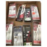 Lot  of Charger cables & Earbuds.