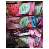 8 Pkgs - 2pr/ pkg.  Girls Fashion Socks.