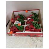 6 Ceramic Light up ornaments