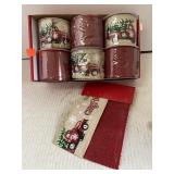 6 rolls Cloth Christmas Ribbon