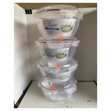 Four TrueLiving Essentials Round storage