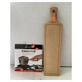 Cooking Innovations Simmer Mat and Wooden Cutting