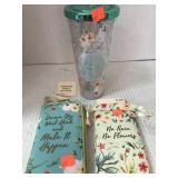 3 pc lot. Summery & Inspirational. Tumbler w/