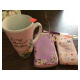 Summery & Inspirational Lot. Latte mug / notepad.