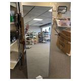 Stand-up framed mirror