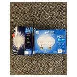 5 LightBulbs   Two 60 watt.  Three 75 watt