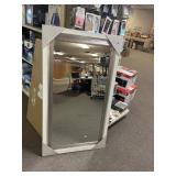 Large Wooden Framed Mirror - 56 in. x 32 in.