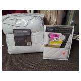 1 Full Sz & 1 Crib/Toddler Bed Mattress Pad