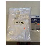 Twin Bedskirt and Twin XL sheet