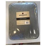 Woolrich Full/Queen Grey Sherpa Blanket