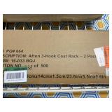 Afton 3-Hook Coat Rack