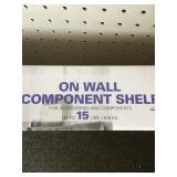 Sanus On Wall Component Shelf
6.55in tall x 18in