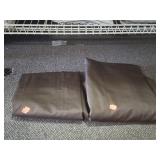 2 Cnt Eclipse  Solid Expresso Curtain Panels