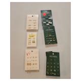 Lot of 6 Pkgs of Earrings