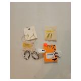 Lot if 4 Cnt Pkgs Earrings