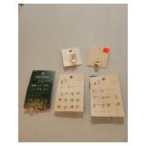 3 Cnt Pkgs Earrings & 2 Cnt Rings