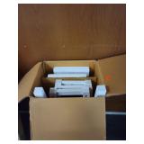 2 Cnt 24 Inch White Counter Stool