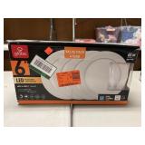 4 ct. - 6in LED Recessed Light Kit