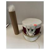 Vntg Marching  Band Shako/Hat W/ Plume