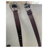 Two Belts  Sizes  34 & 48