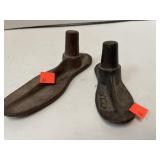 Heavy Wrought Iron Shoe Lasts/Cobblers Forms