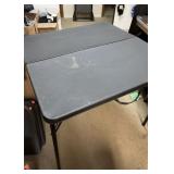 Folding card table. Portable. Compact.