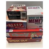 Lot of 5 games.