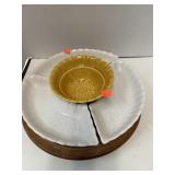 MCM. Vintage. Lazy Susan server w/ serving