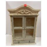 Farmhouse style small cabinet wall or table top