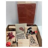 Lot of stamping stamps / rubber stamps. Incl  -