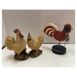 Lot of chickens / roosters.