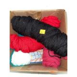 Box of yarn.