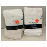 2 - 4pks ribbed dishcloths.